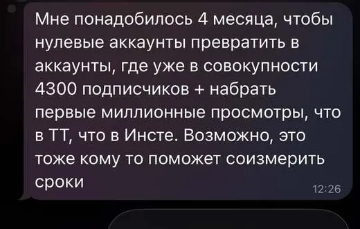 скриншот из чата учеников