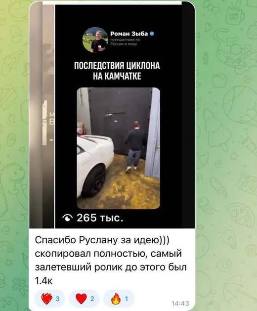 скриншот из чата учеников