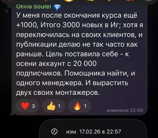 скриншот из чата учеников