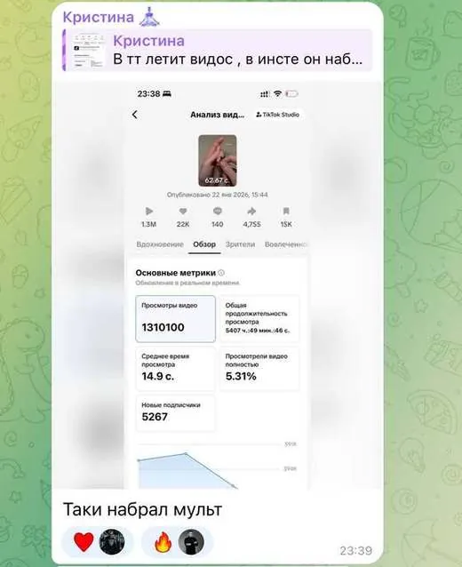 скриншот из чата учеников