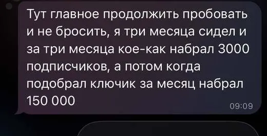 скриншот из чата учеников